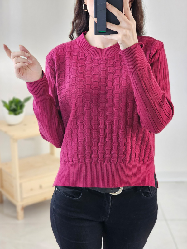 پلیور یقه گرد