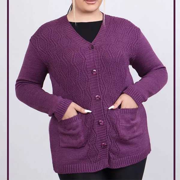 ژاکت بافت زمستانه